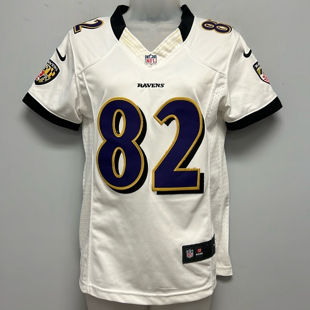Nike Women’s On Field NFL Baltimore Ravens #82 Smith Jersey Size Small